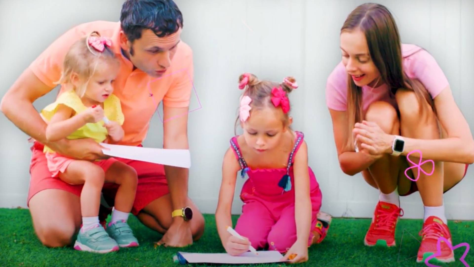 Веселая песенка с картинками для детей с Майей и Машей+Детские сборники смотреть онлайн