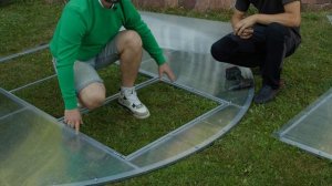 Сборка теплицы из поликарбоната Волжанка 100 3х4 м 💥