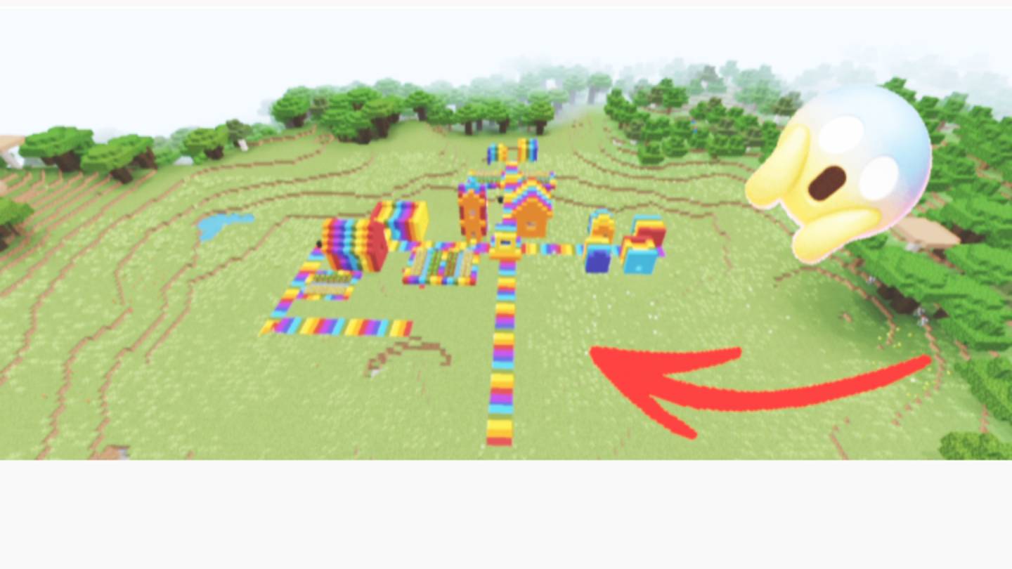 Почему моя деревня жителей стала радужной в minecraft | ДимА4 minecrart!