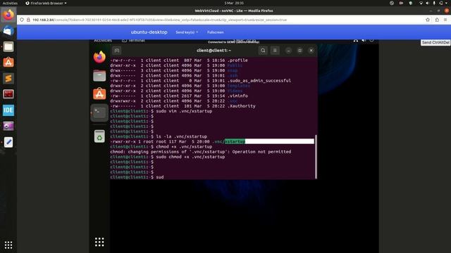 Change the VNC server port number on the remote ubuntu 22.04 desktop смотреть онлайн