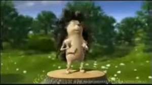 Неунывающий танцующий ёжик