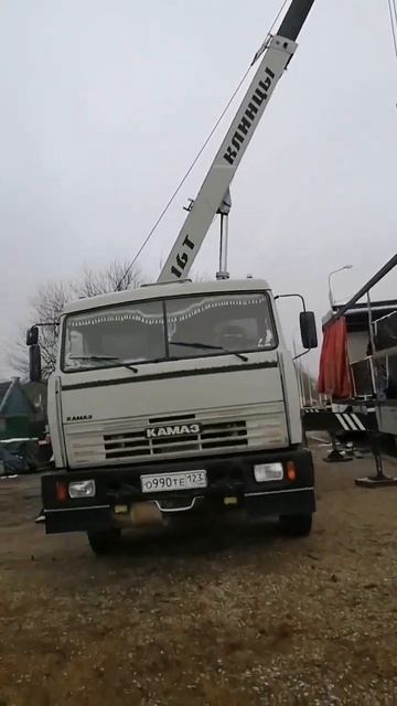 Выгрузка бруса для дома 4