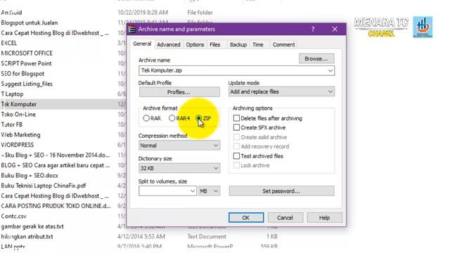 Cara Membuat Password pada File Arsip RAR dan ZIP WINRAR смотреть онлайн