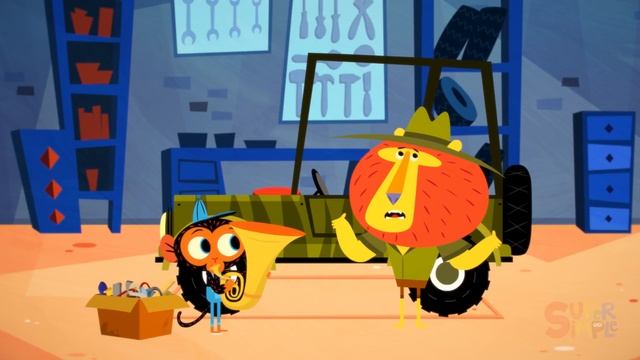 Mr. Monkey Repairs A Jeep's Horn | Mr. Monkey, Monkey Mechanic | Full Episode смотреть онлайн