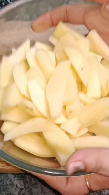 🍟No Deep fry,No Cooking/😋French fries recipe/Air fryer recipe home#shorts#frenchfries#food#nandani смотреть онлайн