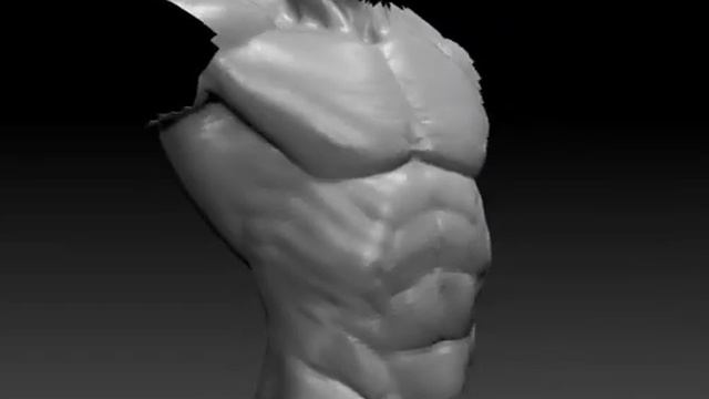 Zbrush Torso Sketch смотреть онлайн