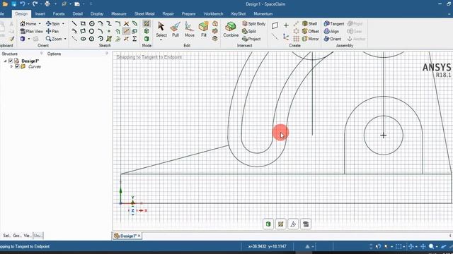 ANSYS - SPACECLAIM TRAINING TUTORIAL 23 смотреть онлайн
