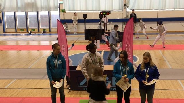 En Garde Challenge 2018 - Podium - Foil U20 - Women