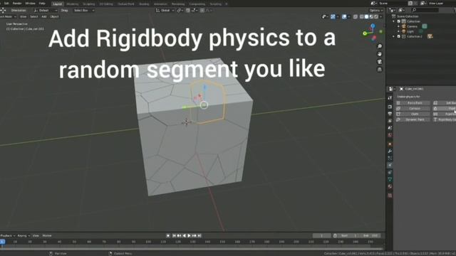 Blender Object Destruction Tutorial смотреть онлайн