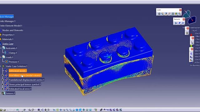 Lego Analysis with CATIA V5 смотреть онлайн