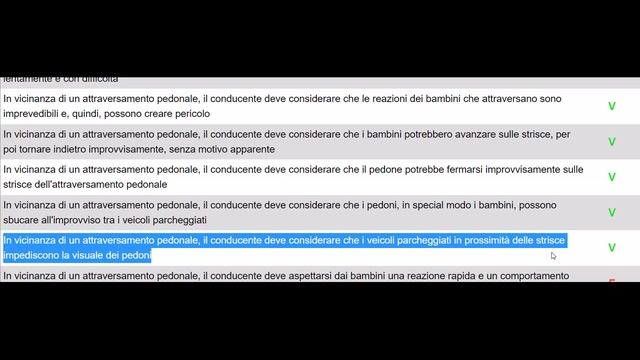 Итальянские водительские права. Vicinanza attraversamento pedonale. смотреть онлайн