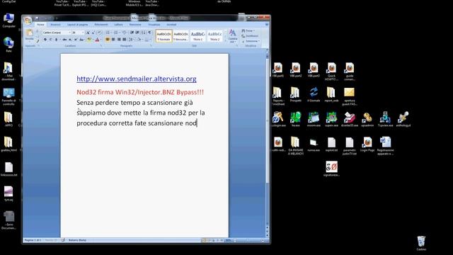 Nod32 firma Win32/Injector.BNZ Bypass!!! смотреть онлайн