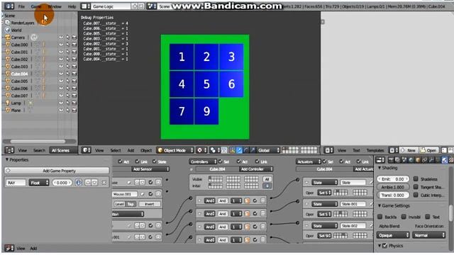 Tutorial: Blender Game Engine puzzle (logic bricks)part 2 final смотреть онлайн