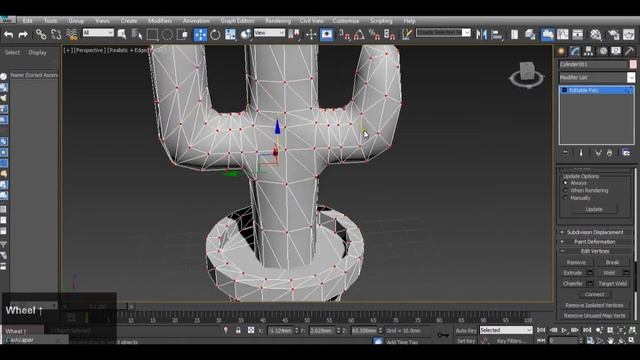3DS Max Tips and Tricks 1 How to easily triangulate a mesh смотреть онлайн