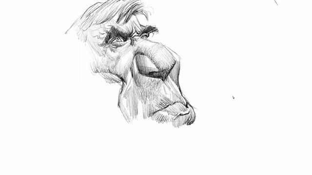 Boris Pasternak, Procreate on iPadPro. смотреть онлайн