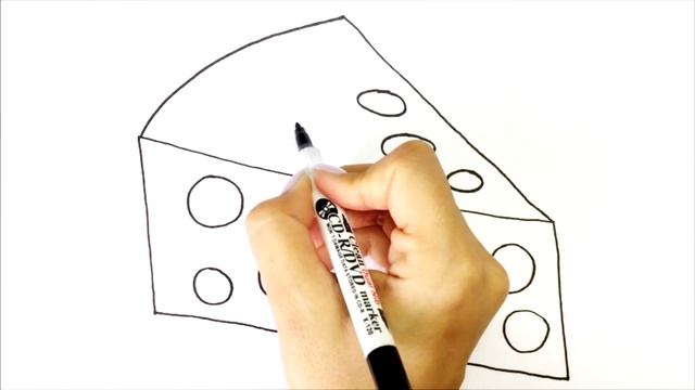 How To Draw Cheese For Kids | Сурет салу ірімшік Балаларға арналған сурет