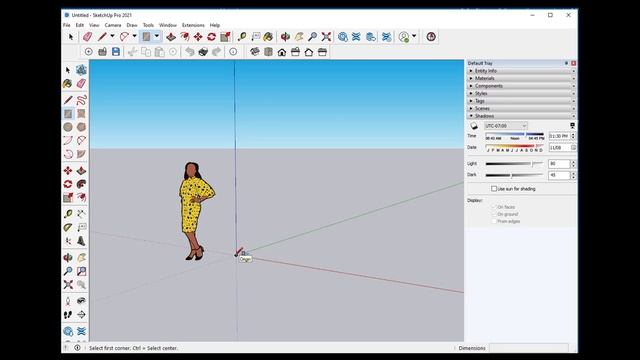 SketchUp 2021 Interface смотреть онлайн