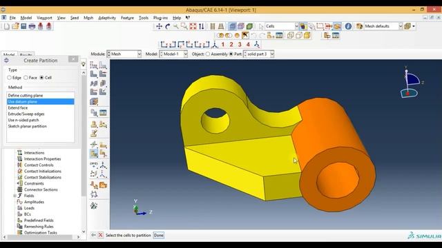 Abaqus Meshing Tutorials - How to Mesh Complex part in Abaqus смотреть онлайн