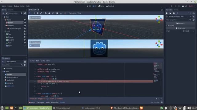How to begin godot shaders #godot #shaders смотреть онлайн