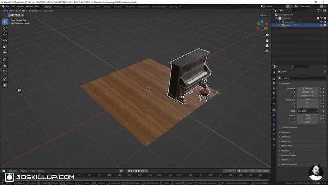 🧲 16 - Blender E Lo Snapping