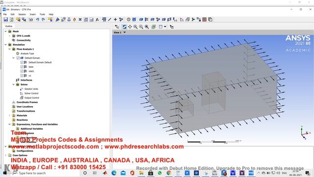 CFD analysis of two buildings wind flow analysis | ANSYS CFD TUTORIAL смотреть онлайн