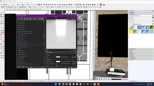 Vray For SketchUp VN - Cách áp vật liệu trong vray sketchup nội thất смотреть онлайн