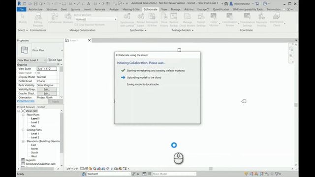 How to Initiate Cloud Collaboration in Revit 2020 смотреть онлайн