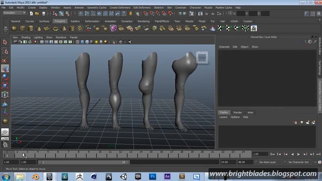 BRIGHT BLADES Maya TUTORIAL TAMIL] - 63. Blend Shapes смотреть онлайн