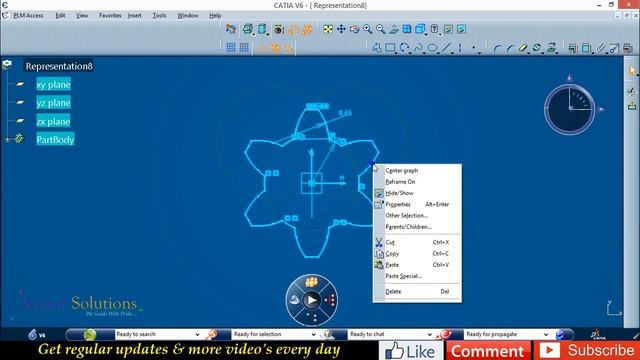CATIA V6 Helical Gear смотреть онлайн