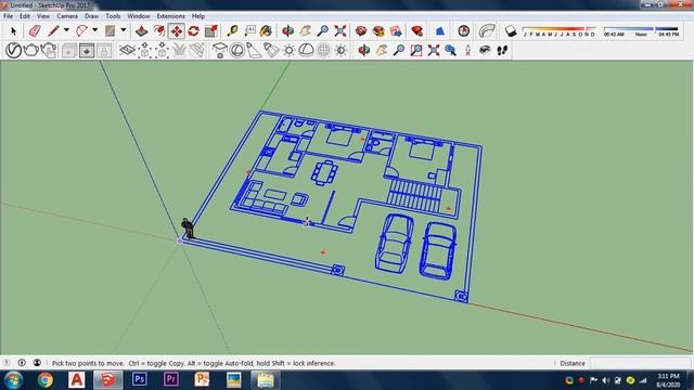 How to Import a AutoCad Plan to SketchUp | Easy Tutorial Video смотреть онлайн