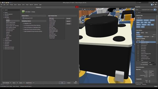 Altium Designer 20 - Antialiasing 3D viewer смотреть онлайн
