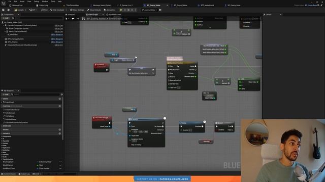 Smart Enemy AI Part 16 Spinning Melee Attack Tutorial in Unreal Engine 5 (UE5) смотреть онлайн