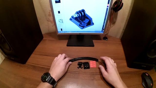 Кронштейн для экшен камеры Unboxing