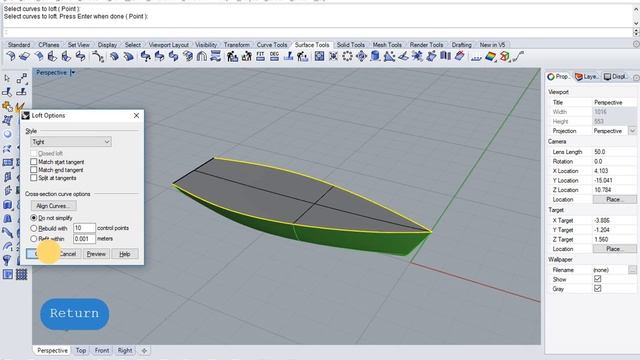 Close MaxSurf Surfaces And Create A Solid In Rhino