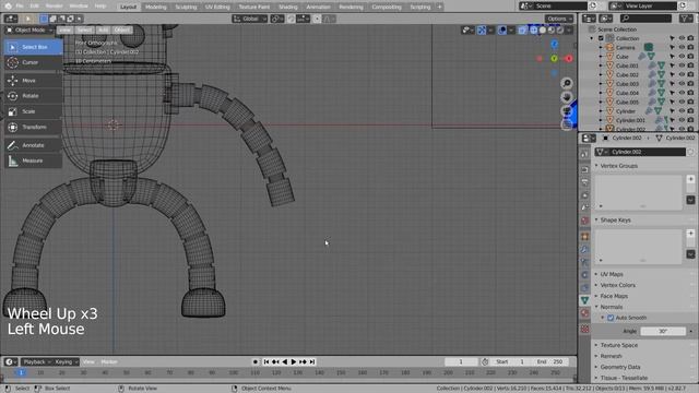 Modeling a robot - Blender Tutorial смотреть онлайн