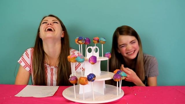 MYSTERY INGREDIENT CAKE POP CHALLENGE / JustJordan33