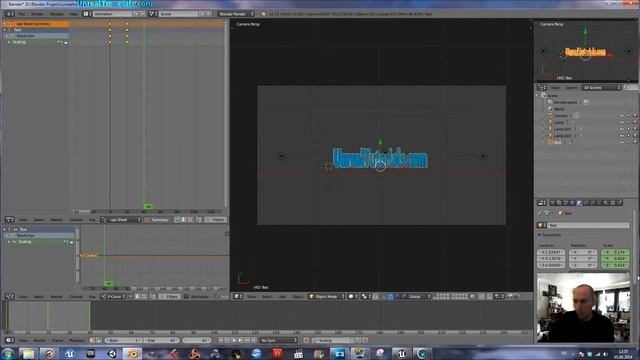 Blender Tutorial - Animate Text and Render Image Sequence смотреть онлайн