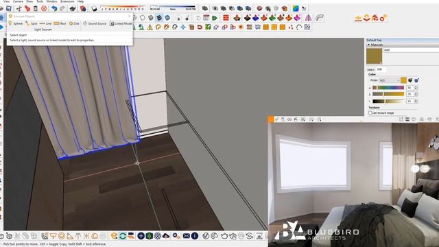 How to Create Modern Bedroom with SketchUp & Enscape P2 смотреть онлайн
