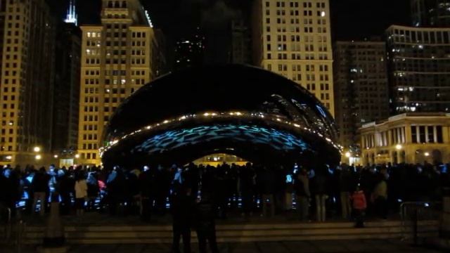 Luminous Field by Luftwerk and Anish Kapoor's "Cloud Gate" (a.k.a. Chicago's Bean) смотреть онлайн