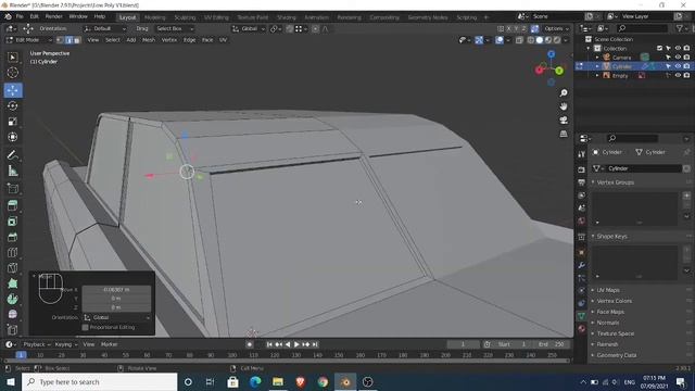 Low Poly Car | Part 1 | Blender | Tutorial | #blender #3d #modelling смотреть онлайн