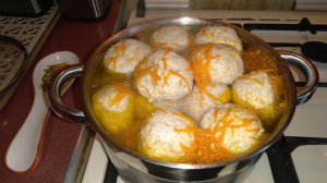 Диетические куриные тефтели на пару