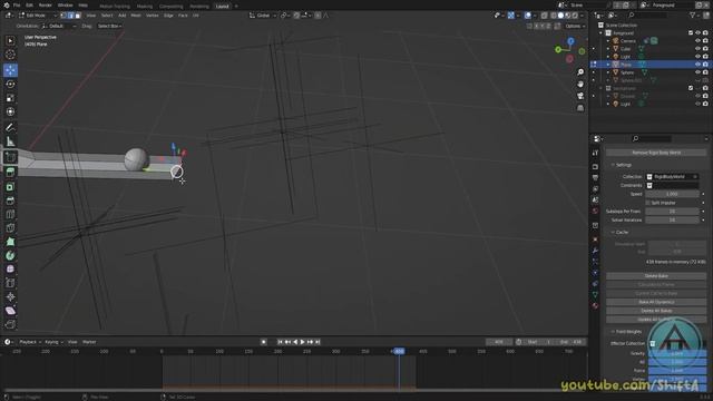Tutorial: Blender Motion Tracking #Part2 | Let's add some objects. смотреть онлайн