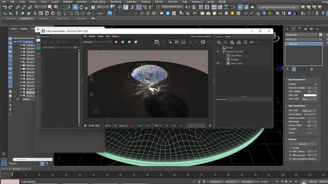 Vray Caustics tutorial - Spectrum cool caustics so easy !!! смотреть онлайн