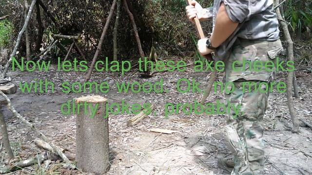 CRKT Cimbri Axe: Two Handed Outdoor Axe / Bush Craft Axe Review