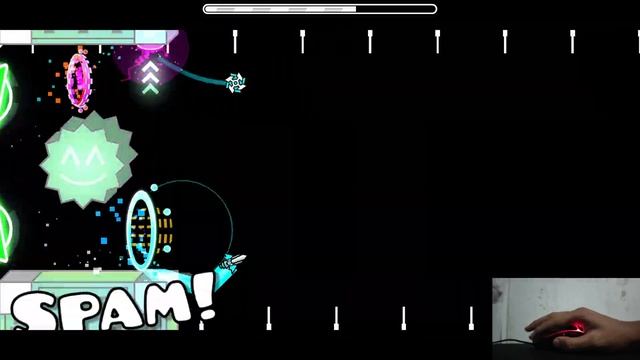 [WTF Level !!] Double Dash (Demon) by Zoroa | Geometry Dash 2.13 (With Handcam) смотреть онлайн