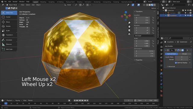 Blender Tutorial - Mean crease смотреть онлайн