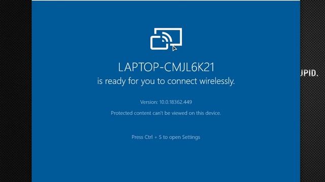 How to broadcast project Phone Screen to PC without any additional software - Win10 only смотреть онлайн