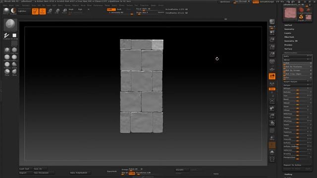 Game Environment Creation 24 - zBrush Pillar Sculpting Fixing Block Issues смотреть онлайн