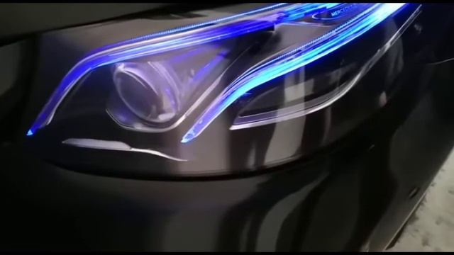 Prolungamento accensione led blu mercedes Classe E W238 W213 смотреть онлайн