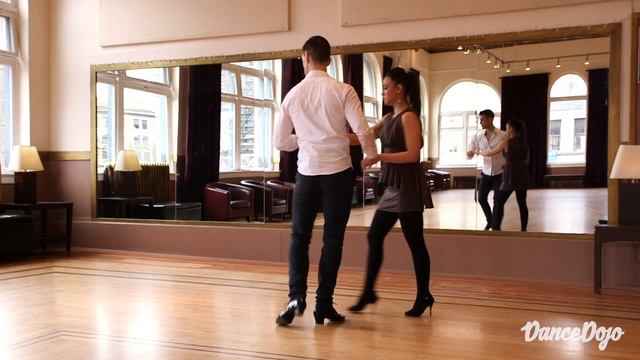Salsa Cross Body Lead On1 - Beginner Salsa Steps For Couples | TheDanceDojo.com